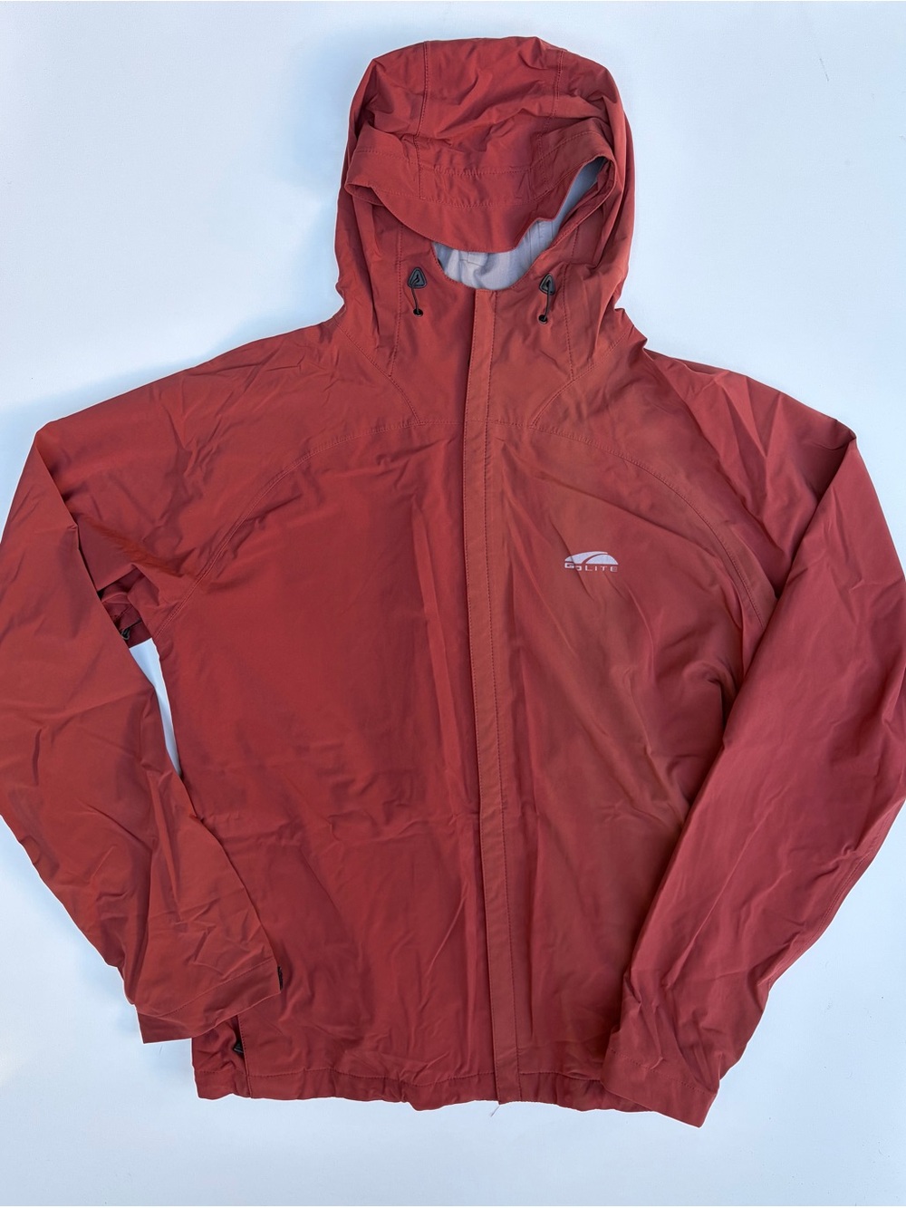 Men's Lightweight Hooded Jacket in Rust